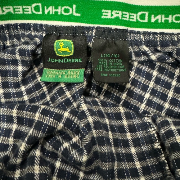 John Deere Flannel Sleep Pants Boys Sz. L (14-16) - Picture 5 of 6